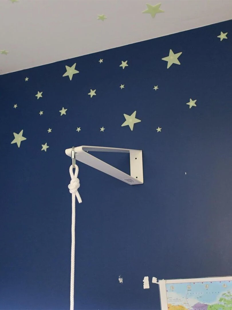 HAMAC PETITE PLANETE® Equerre de Mur Blanc