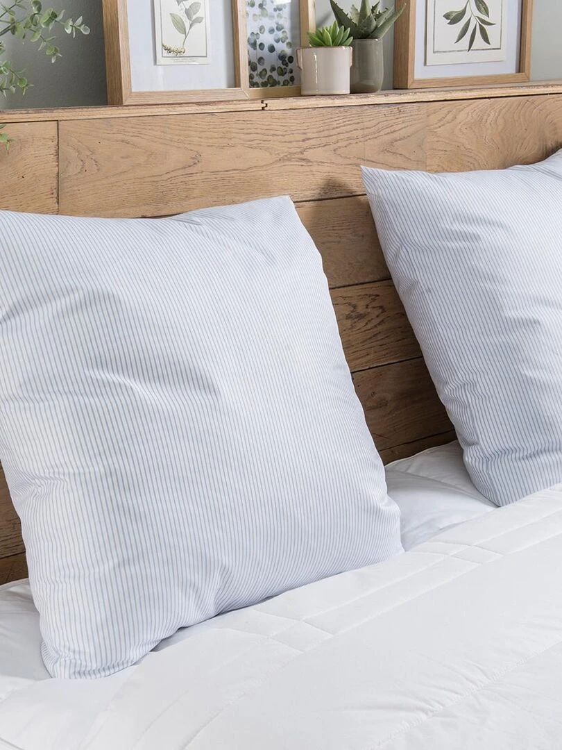 DUNLOPILLO Oreiller Plumes Ferme 100% plumettes Blanc