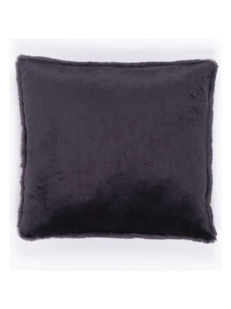Coussin fausse fourrure  'INDIES' 'TODAY'   Gris