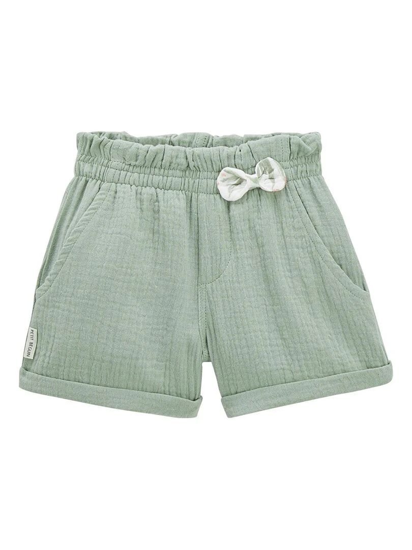 Robe enfant en gaze de coton Calipso   Ecru