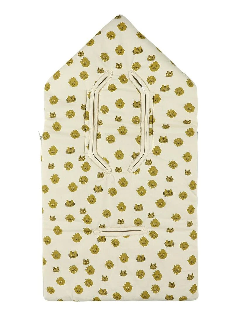 Nid d'ange passe sangle Lucky Leopard   Ecru