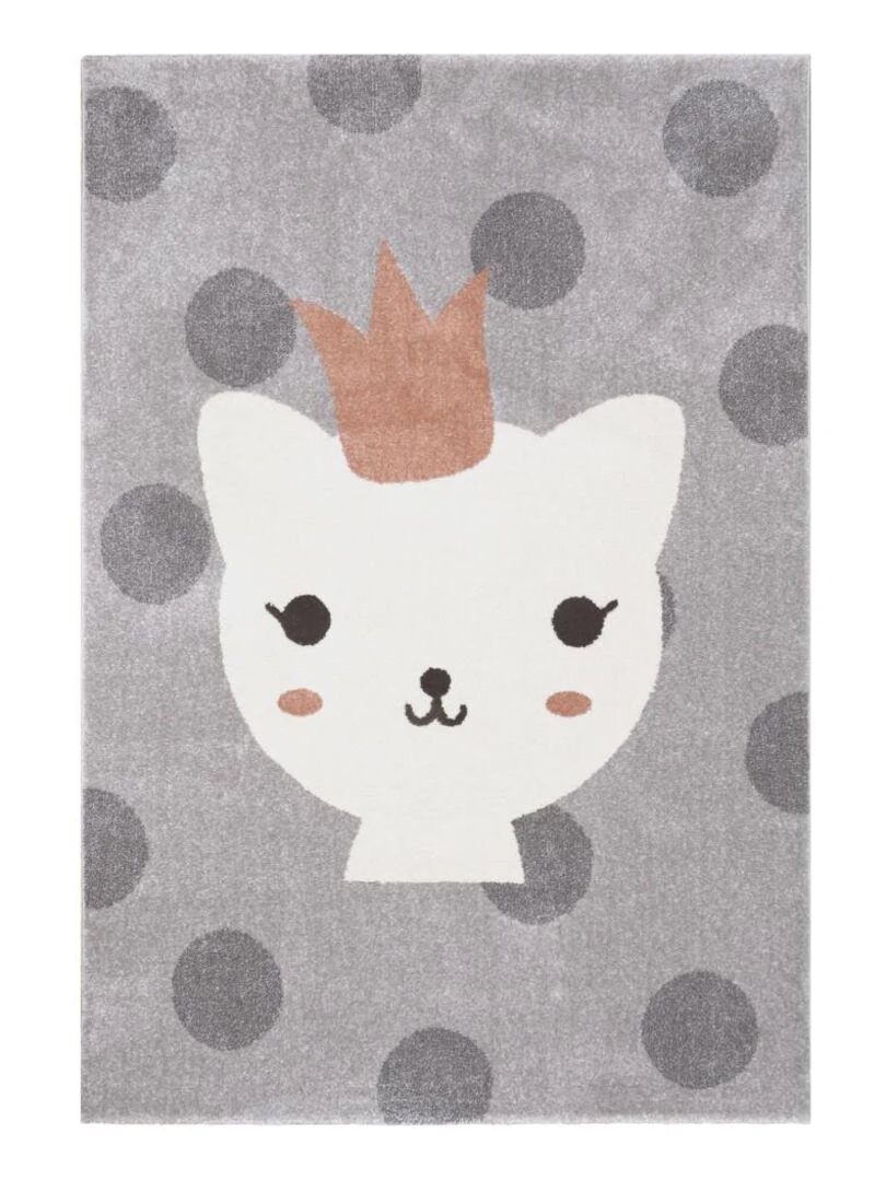 Tapis Enfant Princesse Lola Polka par Nattiot Nattiot Multicolore