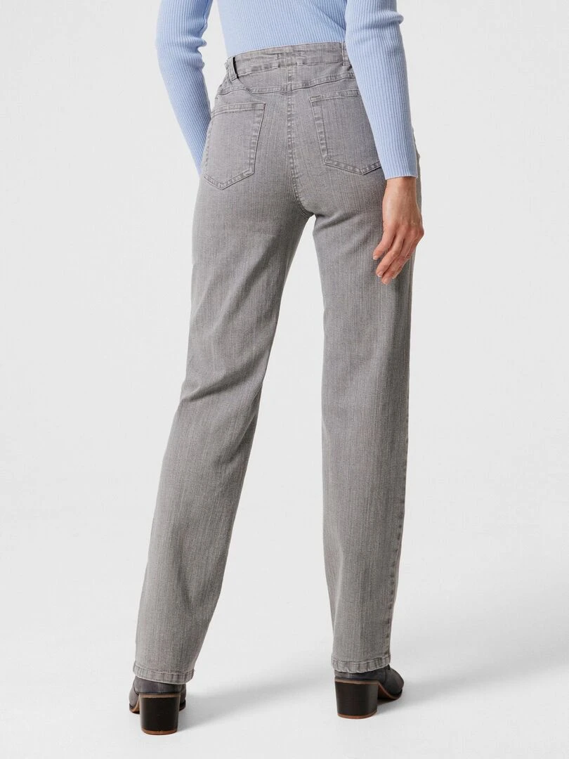 Jean 5 poches extensible   Damart   Gris