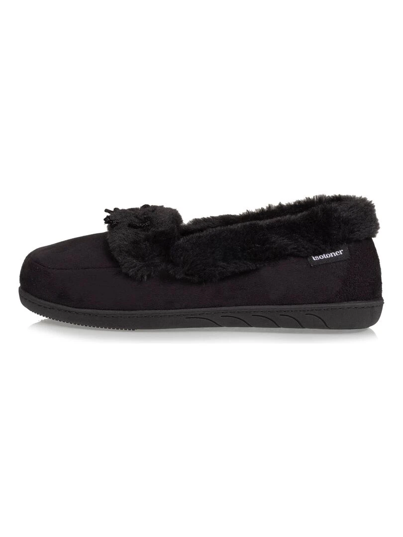 Chaussons mocassins Femme Noir   Noir