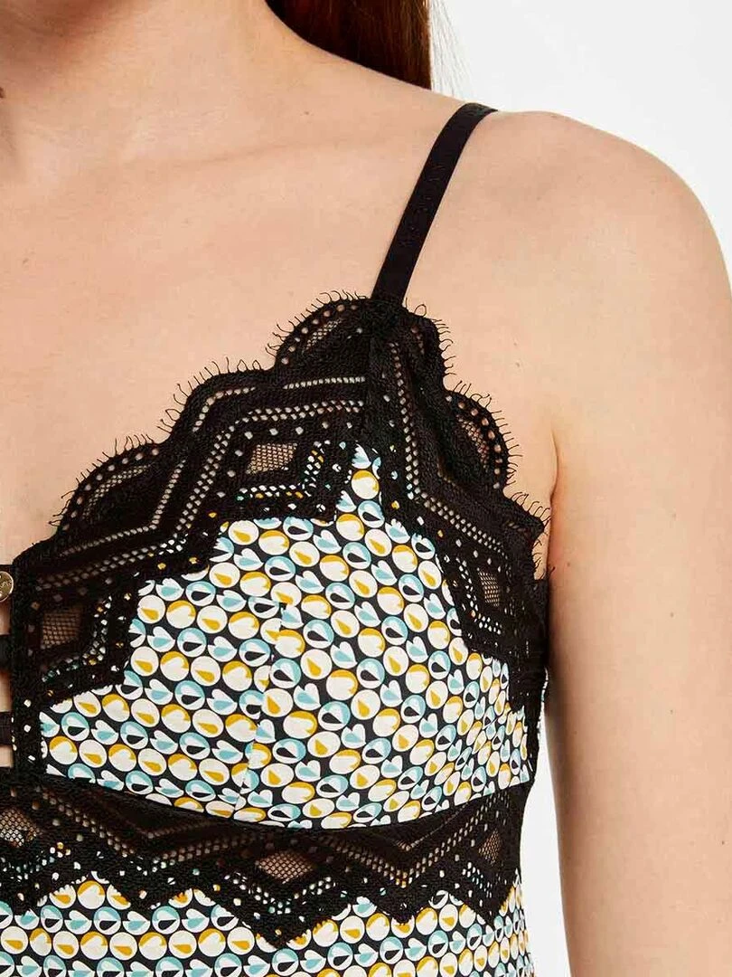 Nuisette CANDICE   Morgan   Noir Vert clair