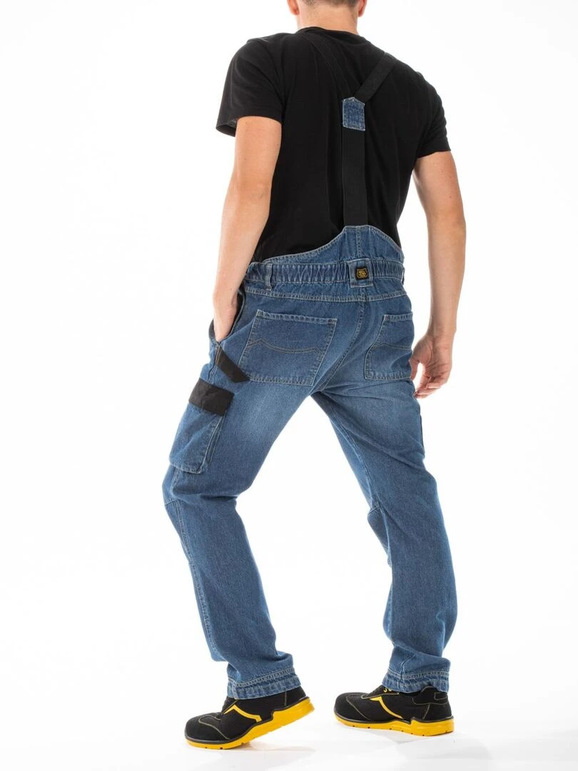 Salopette de travail en jeans JIMMY 'Rica Lewis'   Bleu