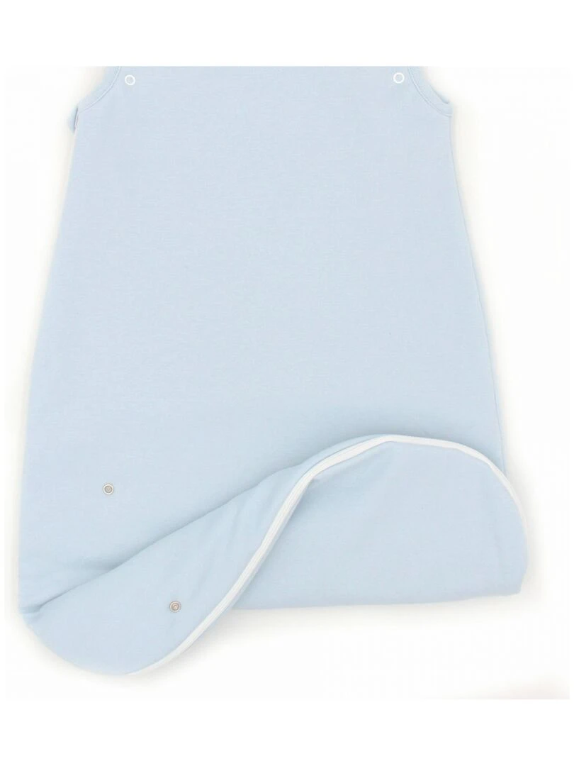Gigoteuse Mi saison Évolutive 3 6 mois en Coton Bio Azur   Bleu clair