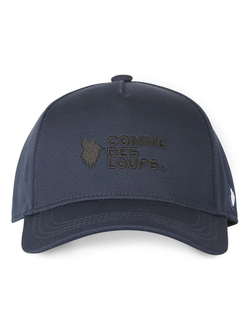 Casquette à carreaux en coton Maille Comme Des Loups Bleu