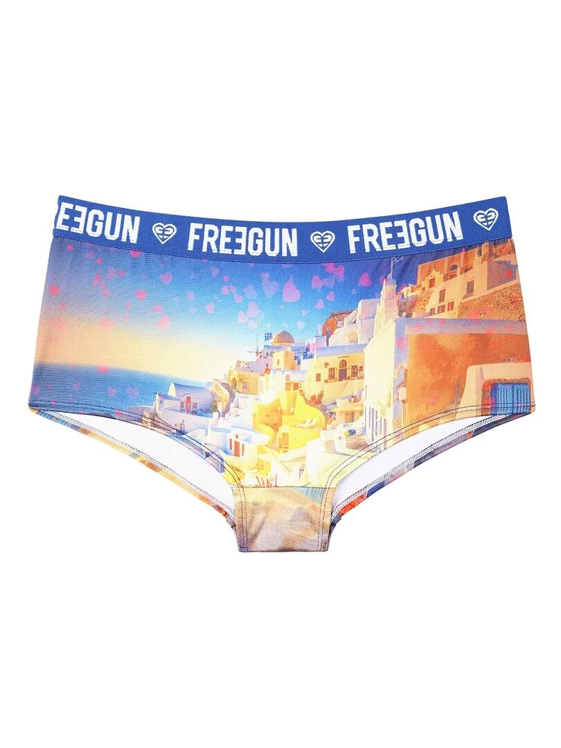 Lot de 4 Shortys fille Miss Freegun Freegun   Bleu