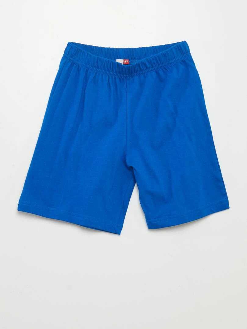 Pyjama court 'dinosaures' short + t shirt   2 pièces   Jaune