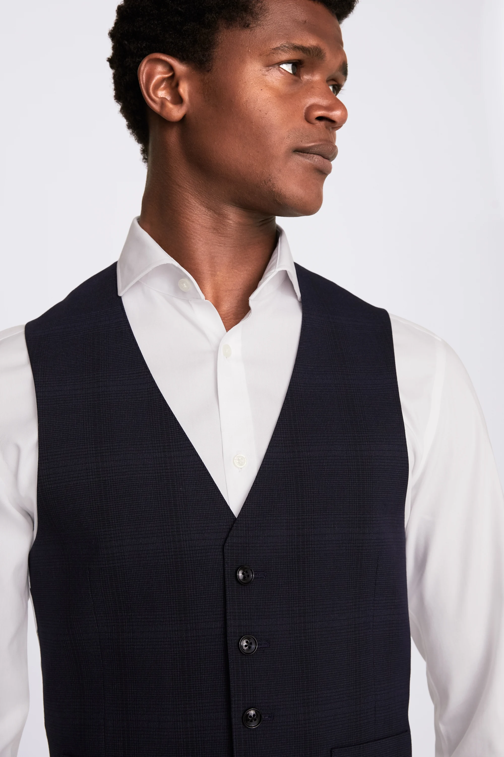 Slim Fit Light Grey Waistcoat    Buy Online at Moss