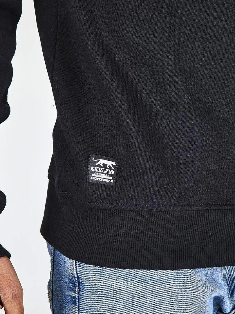 SWEAT ZEPHYR Airness   Noir