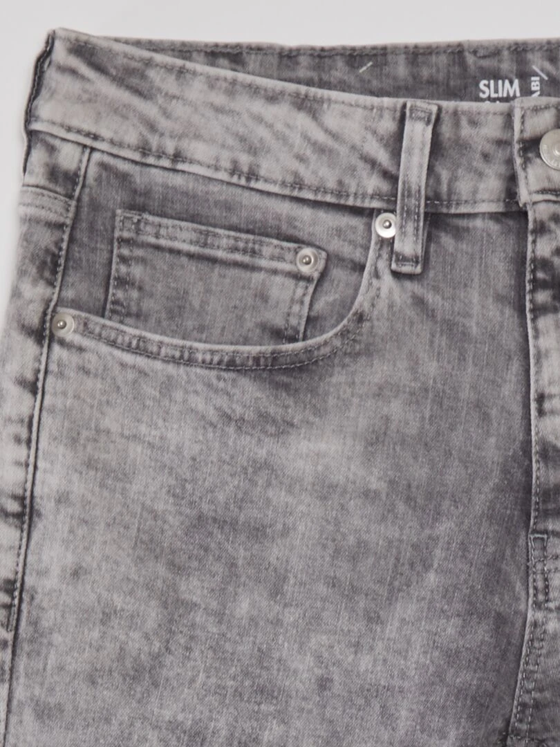 Jean slim   Gris