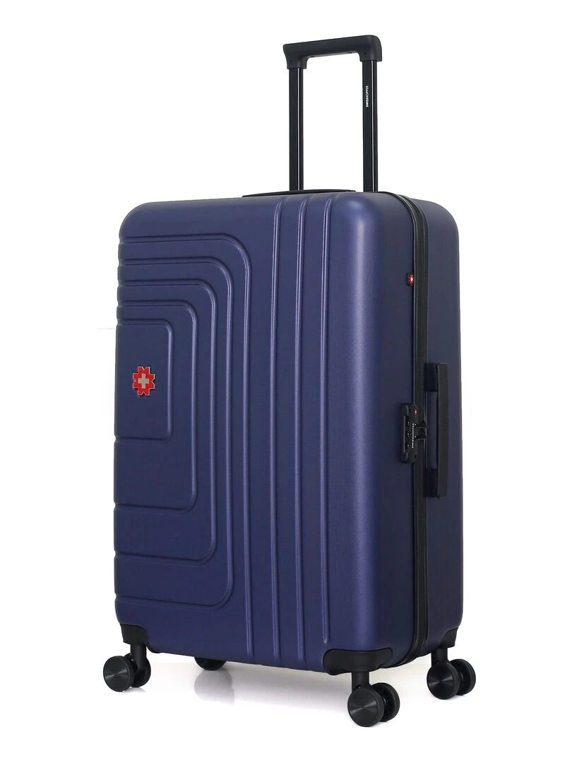 Set de 3 Valises Rigides Grand Format  Taille Moyenne et Valise Cabine RUTI   Bleu marine