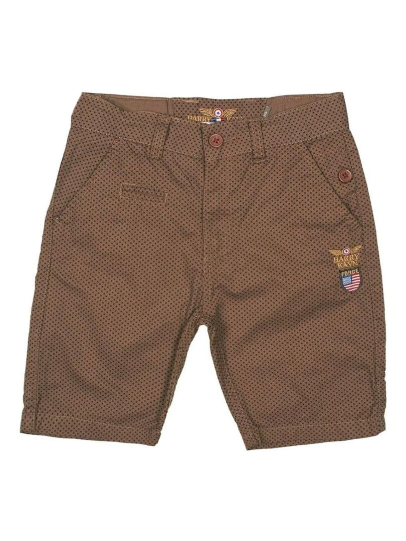 Bermuda garçon ECARPATH HARRY KAYN Gris taupe