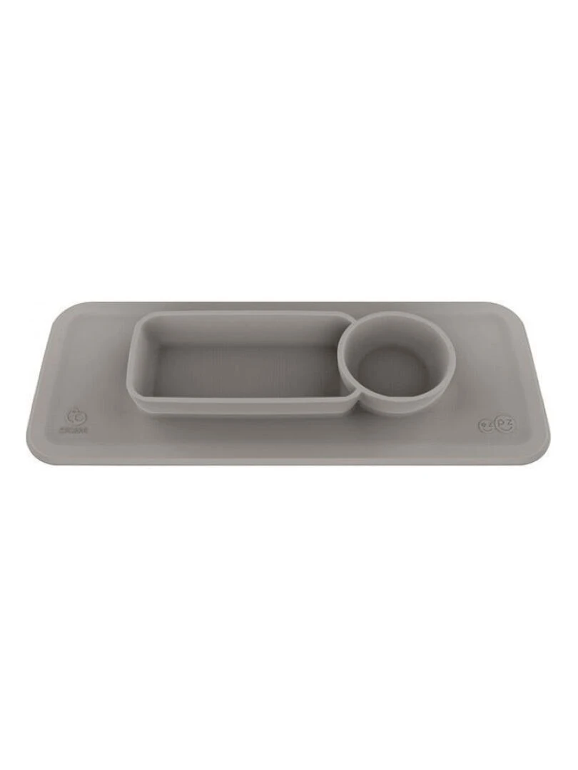 Compartiment ezpz pour tablette Clikk™ Soft Gris Gris