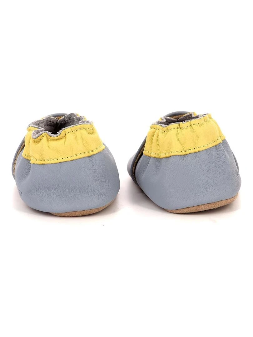 Chaussons Cuir Seabed   Bleu