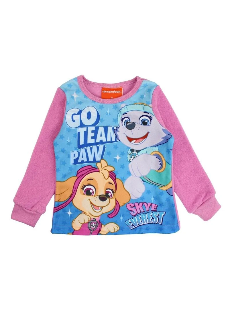 La Pat' Patrouille Pyjama fille imprimé La Pat' Patrouille Rose
