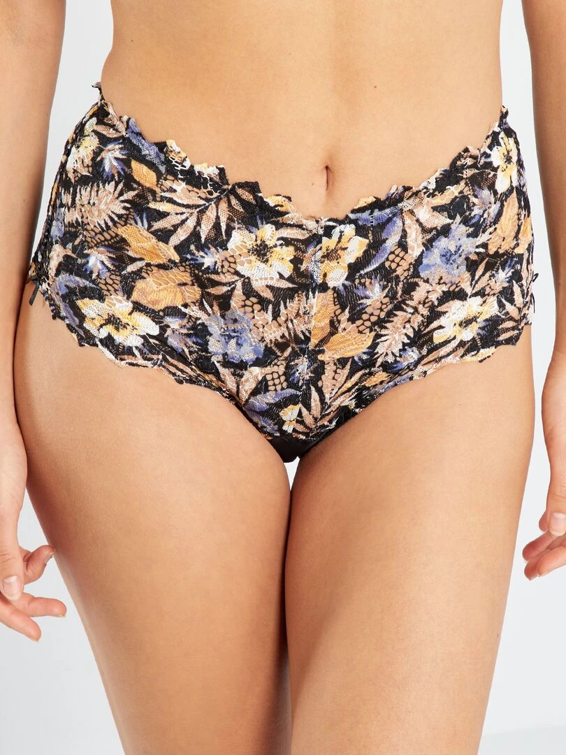 Culotte en dentelle Arum 'Sans Complexe'   Noir