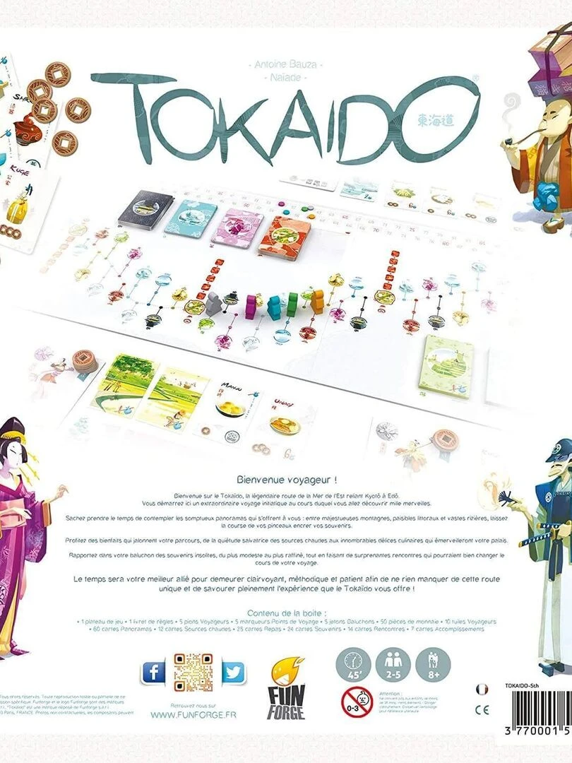 Jeu Tokaido edition anniversaire   N/A