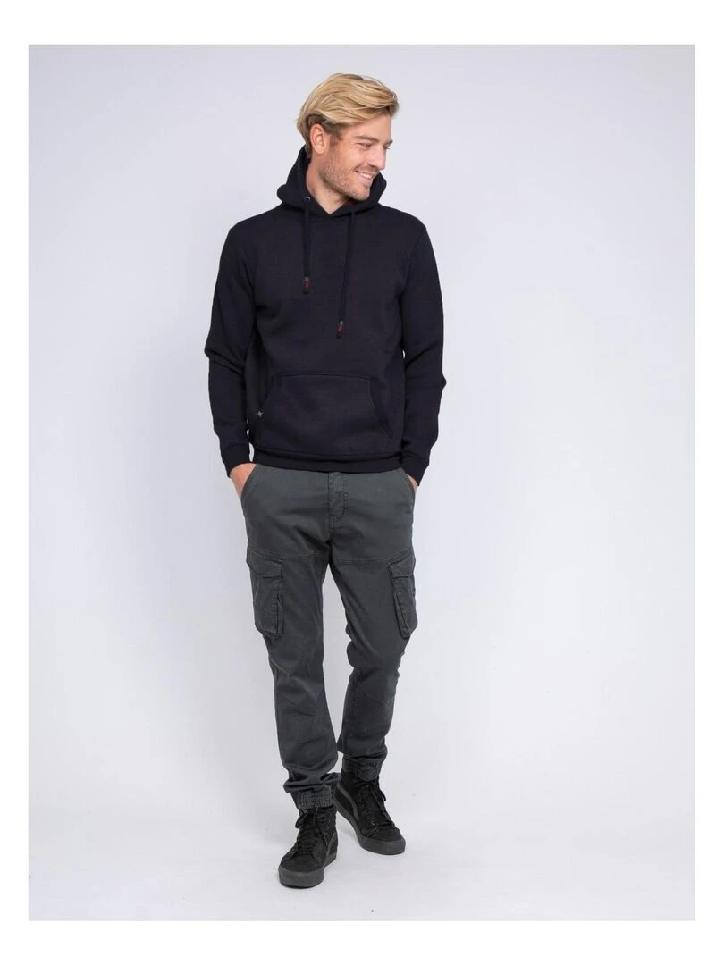 Sweat capuche WIDEM   Bleu marine