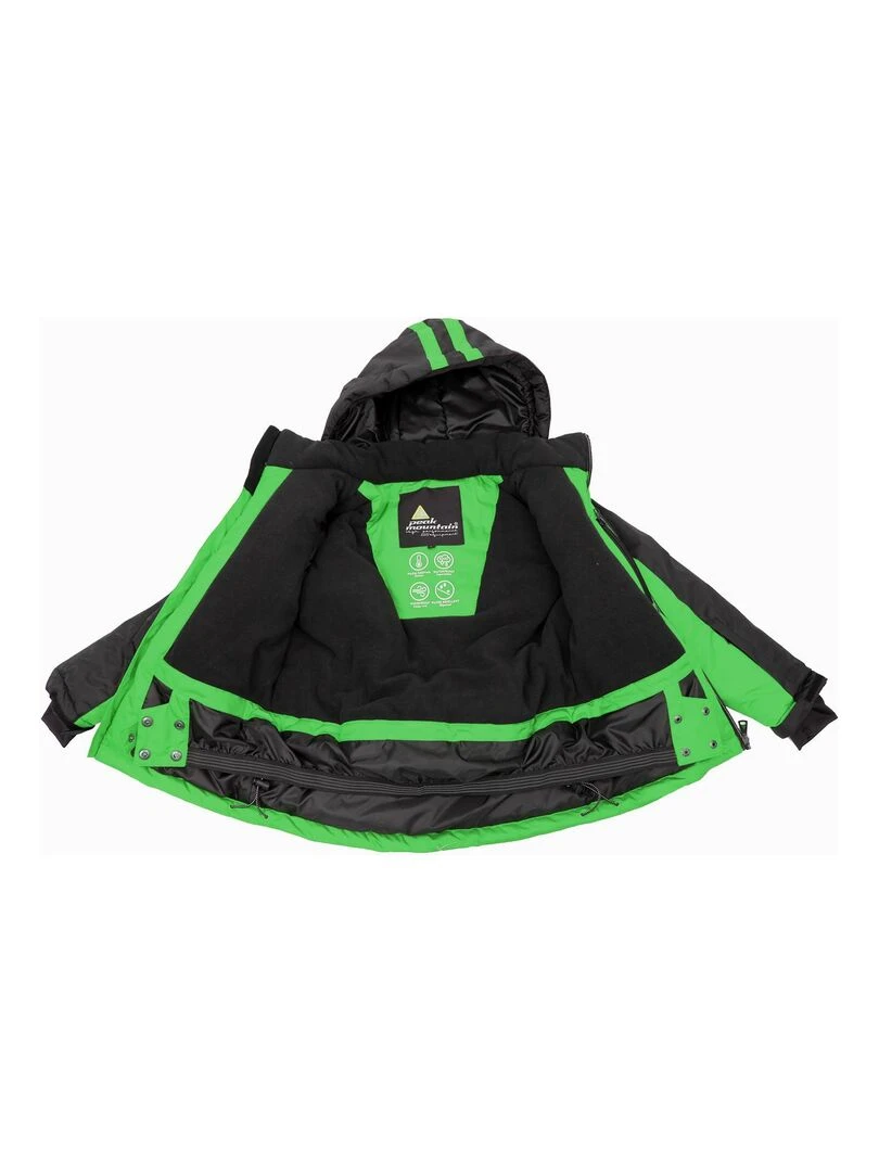 Blouson de ski garçon EGEE   PEAK MOUNTAIN   Vert