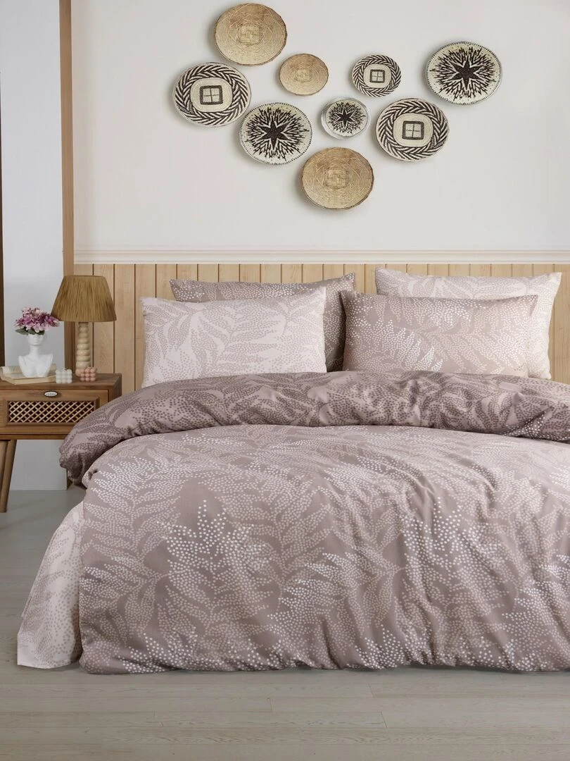 Parure de lit ASTERA   Taupe