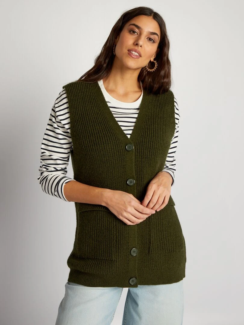 Gilet sans manches Vert