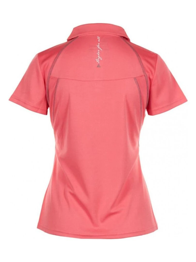 Polo manches femme courtes ALYA PEAK MOUNTAIN Orange corail