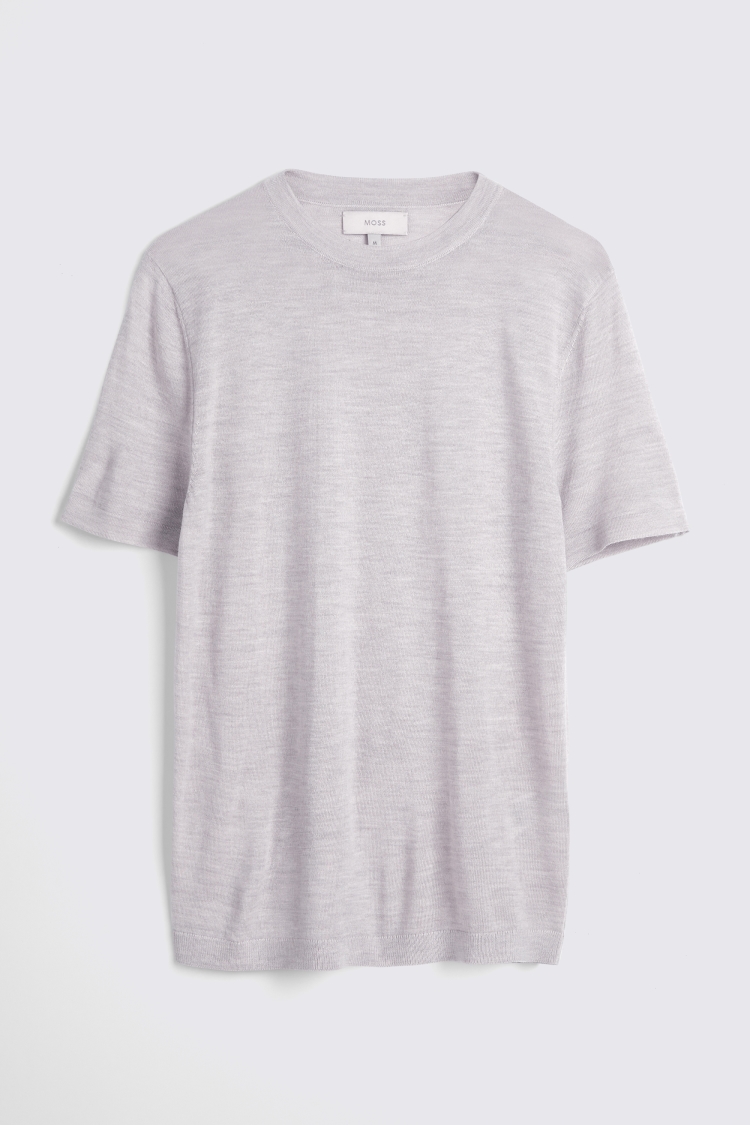 Light Grey Marl Crew Neck T-Shirt   Buy Online at Moss