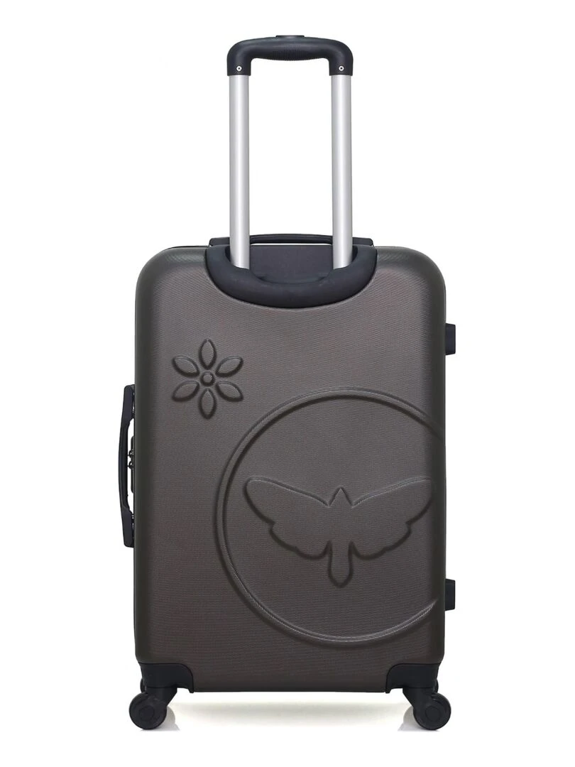 LPB LUGGAGE   VALISE WEEKEND ABS ELEONOR 4 ROUES 65 CM   Gris foncé