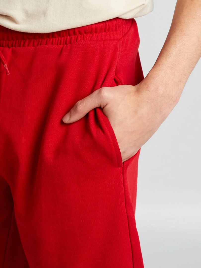 Short de sport   Rouge