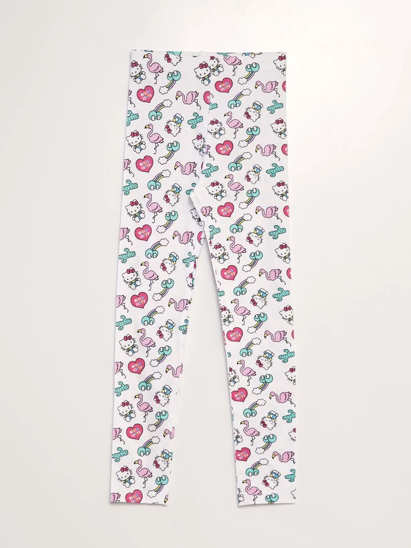 Ensemble tee shirt + legging 'Hello Kitty'   Jaune