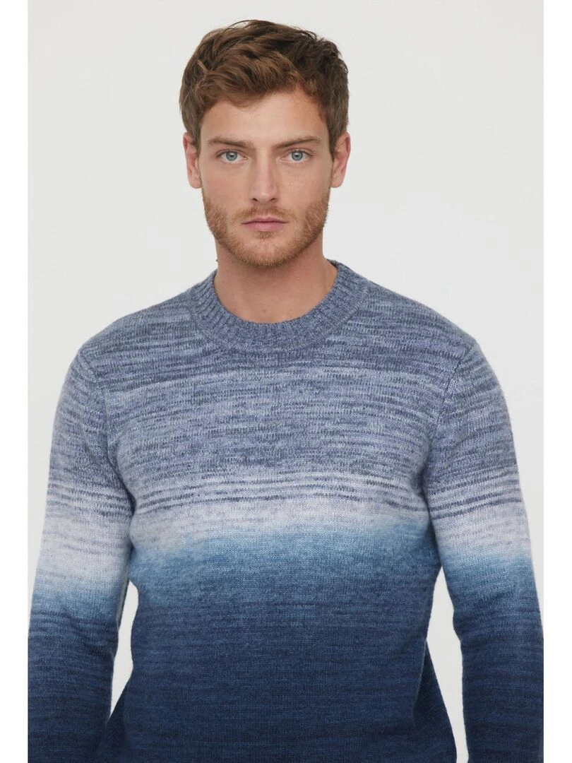 Lee Cooper   Pull manches longues polyester regular CODAI   Bleu marine