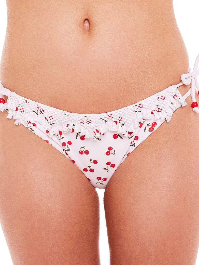 Slip de bain CERISIER Brigitte Bardot Bain Rouge