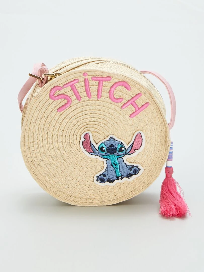 Sac en paille 'Stitch' 'Disney' Beige