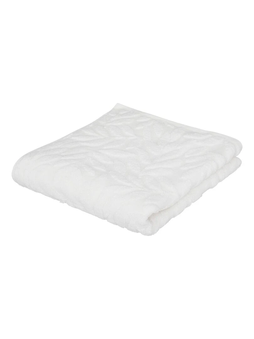 Serviette de toilette tencel Ciselle Blanc