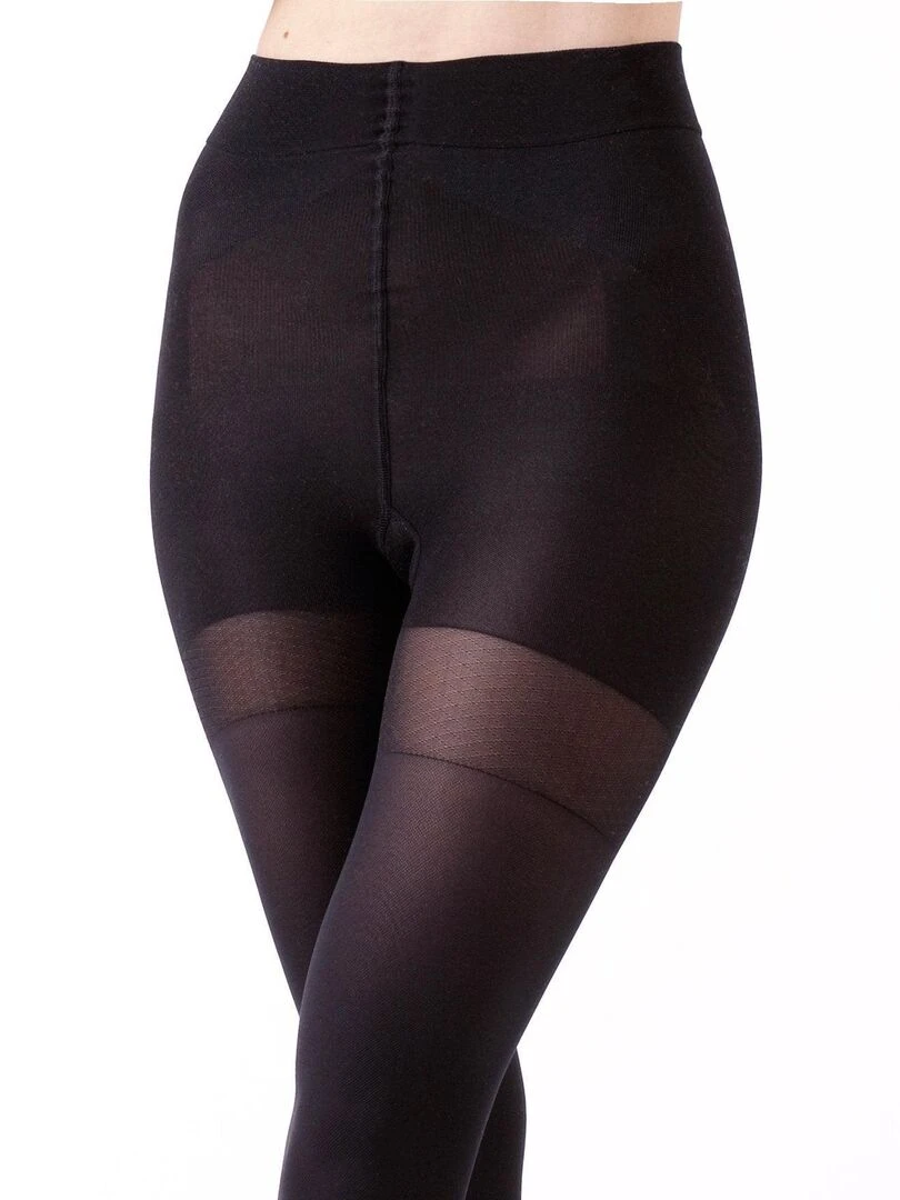 Collant gainant Jambes légères et Minceur 70 D   Noir