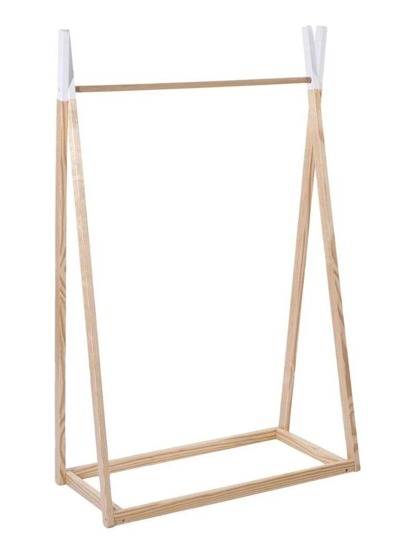 Penderie scandinave blanche pour enfant Beige