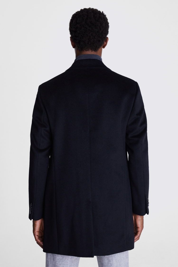 Chestnut Wool Cashmere Blend Overcoat   Buy Online at Moss