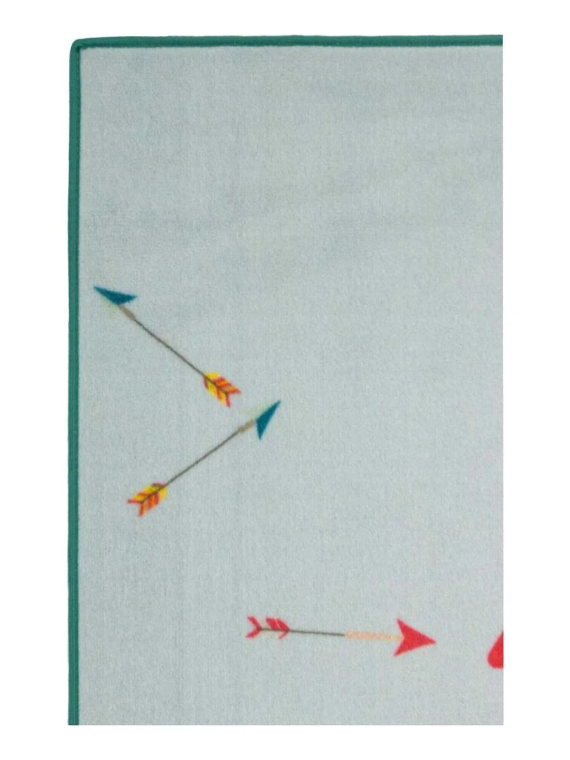 Tapis enfant LITTLE PRINCE CASTLE MD Bleu 95x125 Fait en Europe en nylon   Bleu