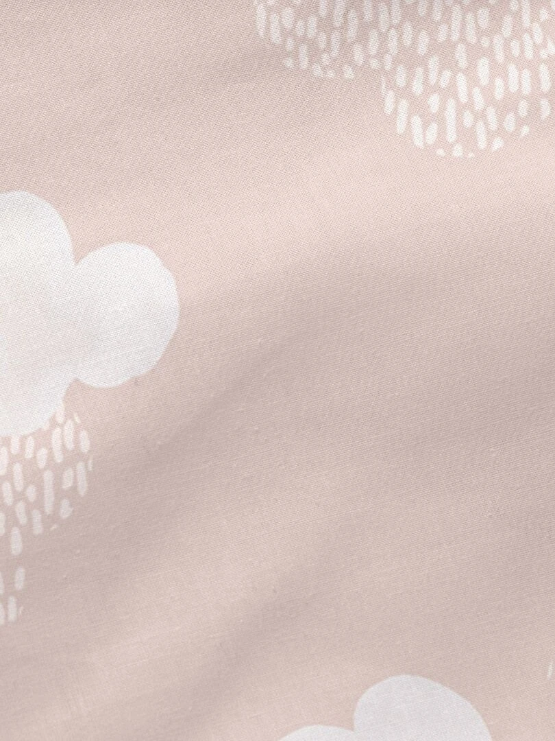 Couchage prêt à dormir Sans rembourrage Clouds "Happyfriday"   Blanc Rose