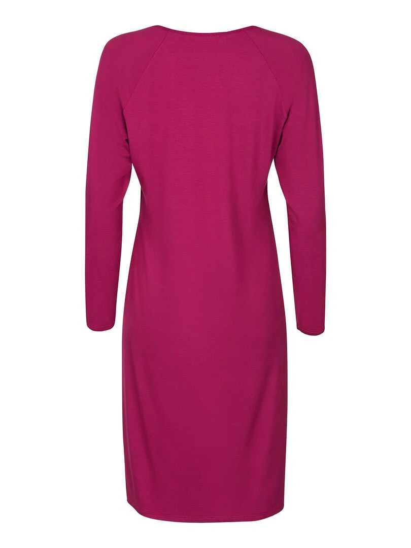Chemise de nuit manches longues Karin   Violet
