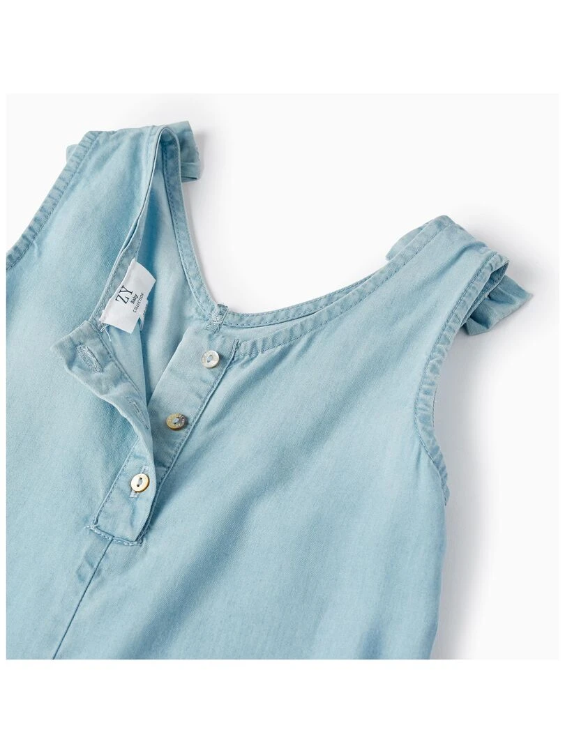 Salopette en jean léger pour bébé fille  MATISSE   Bleu clair