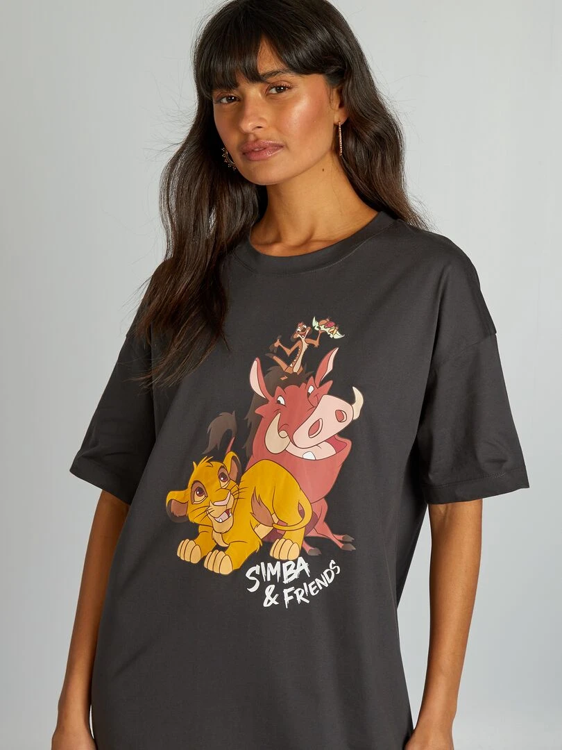 Chemise de nuit 'Le roi lion' 'Disney' Gris
