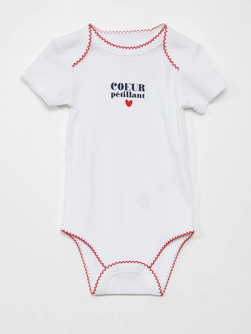 Set dors bien + body + bavoir   3 pièces   Bleu/blanc