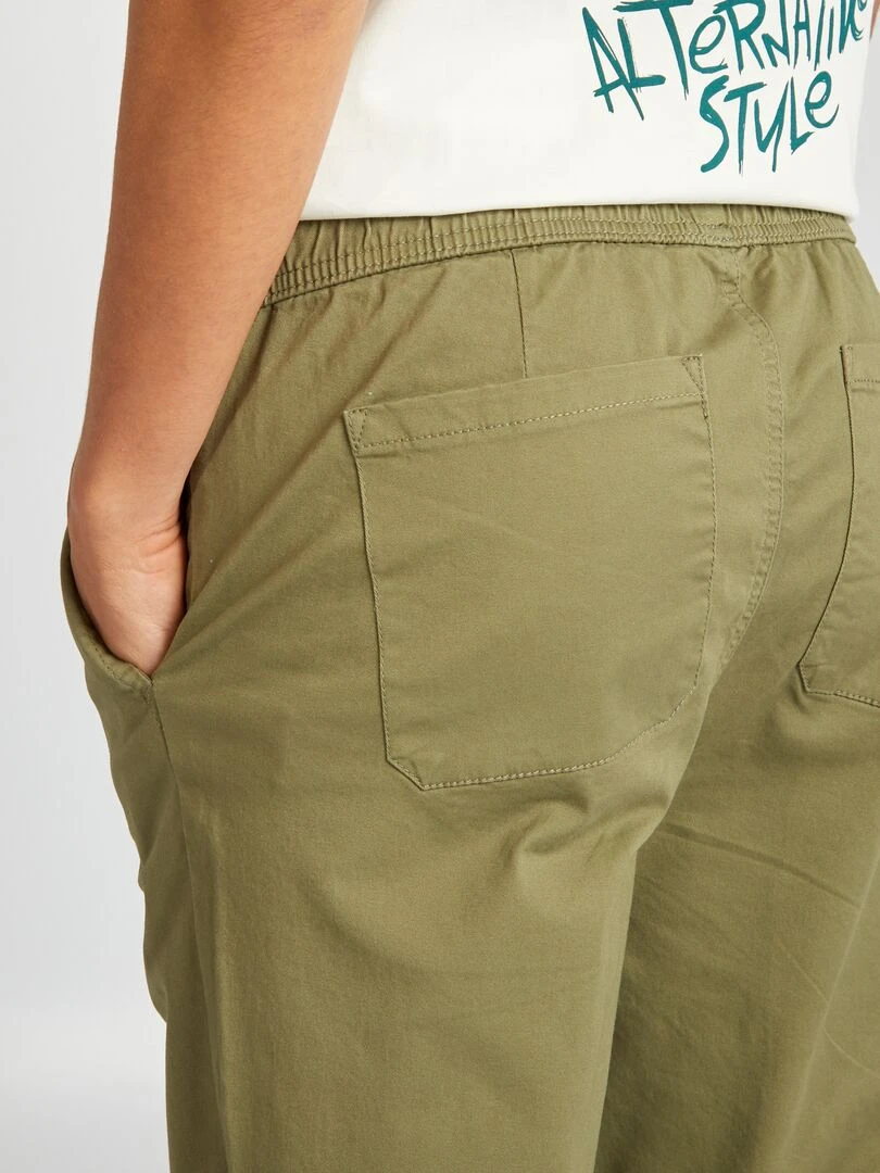 Pantalon esprit 'jogger'   Vert