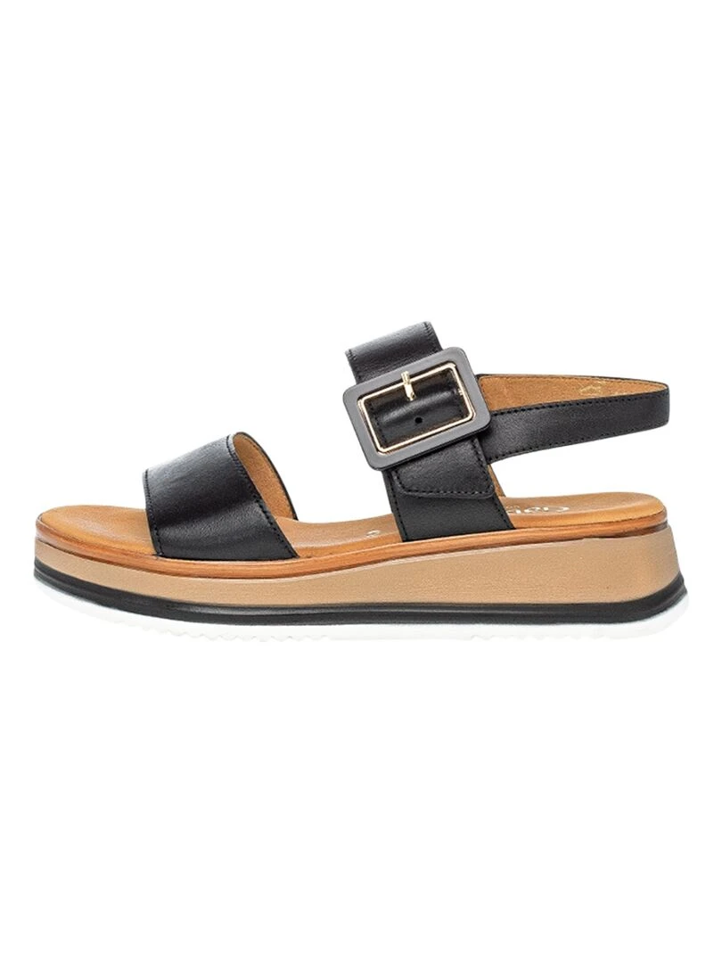 Sandale Basse Cuir Gabor FoulardCalf Noir