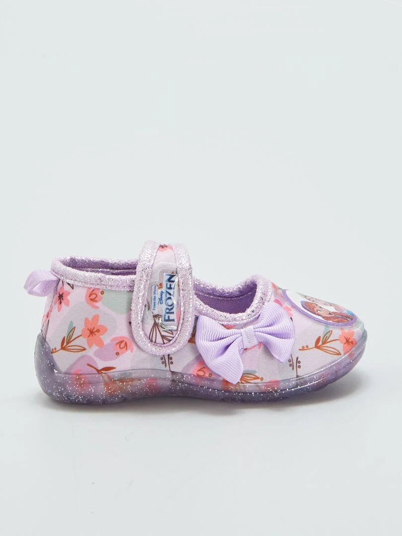 Chaussons 'Reine des Neiges' Violet