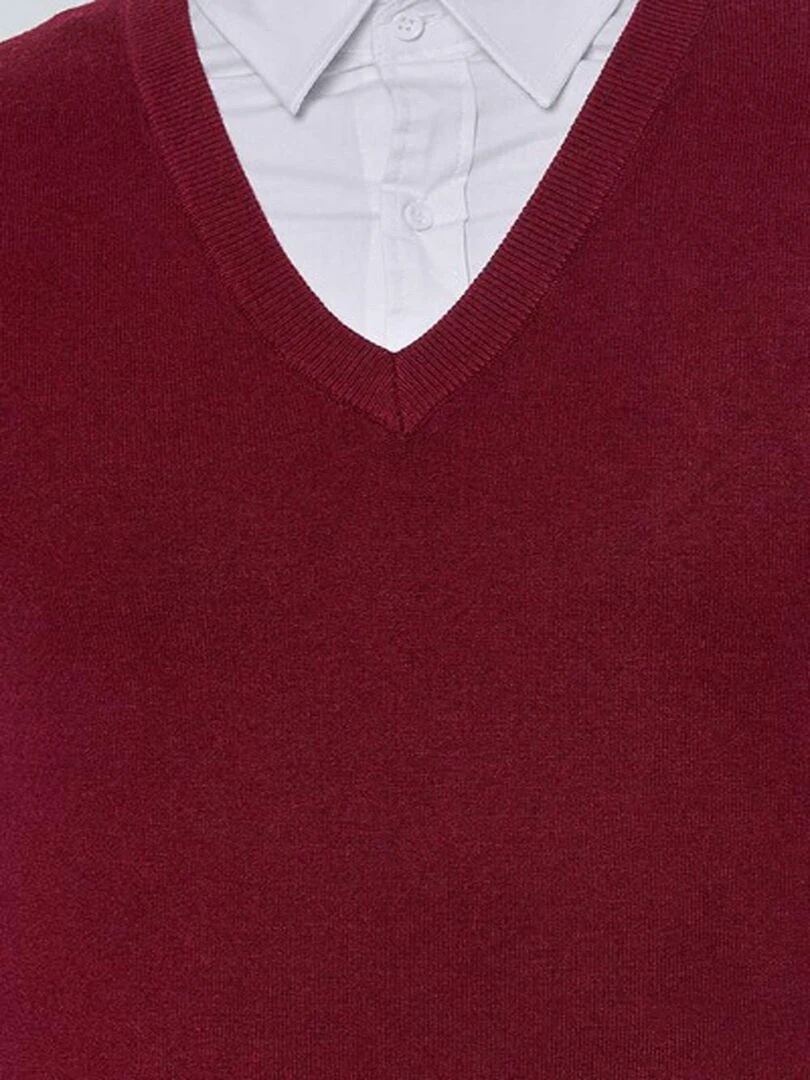 Pull debardeur Kebello   Bordeaux